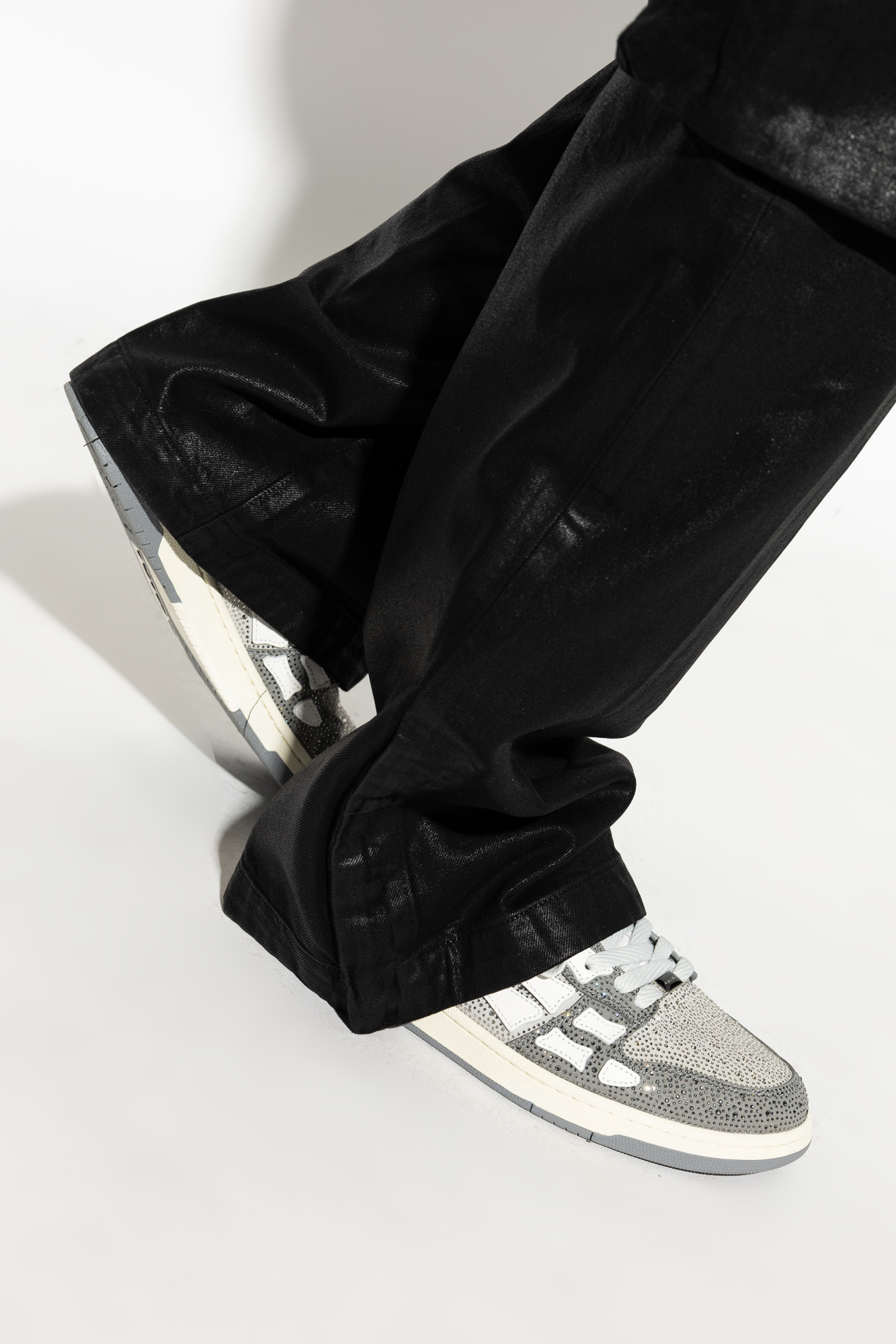 Grey Sports shoes Crystal Skel Top Low Amiri - Vitkac Canada